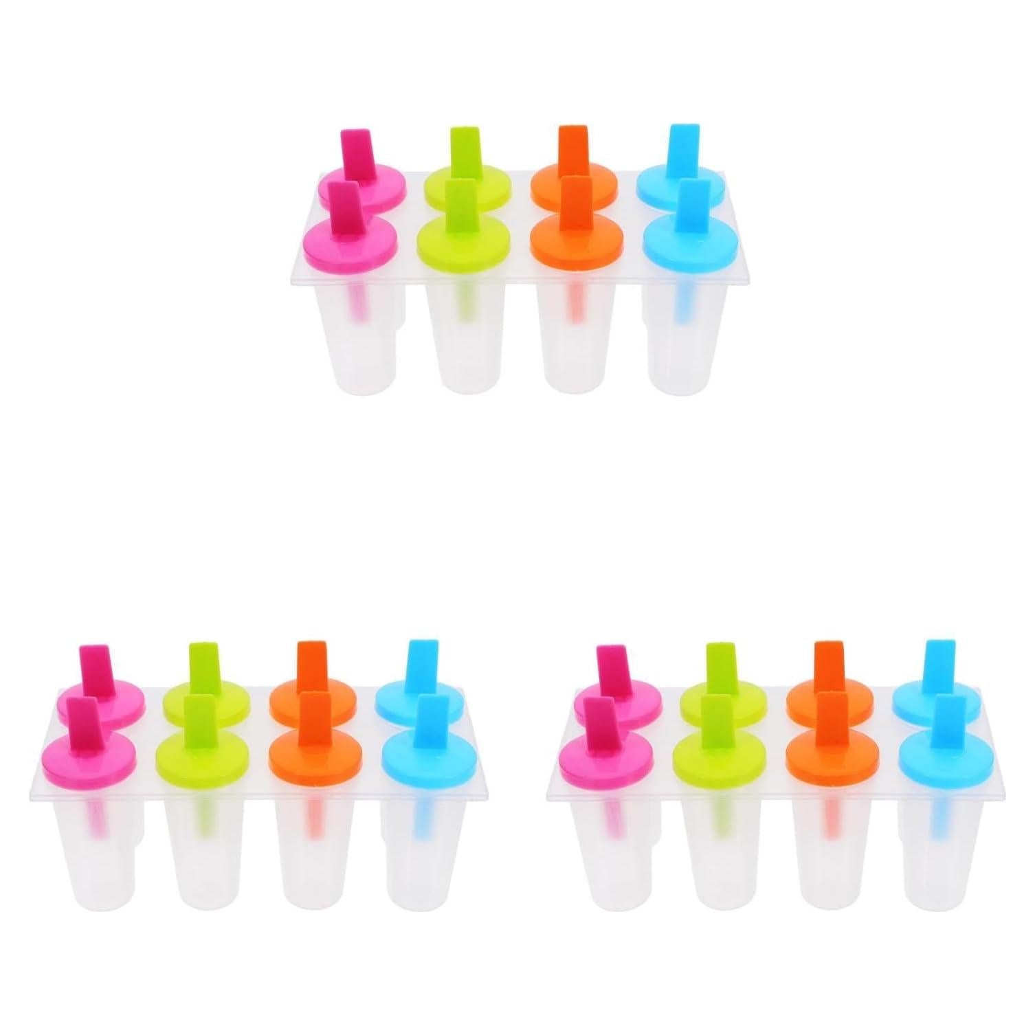 Set de 24 Moldes para Hacer Paletas de Hielo MAGICLULU 7.5x12 cm