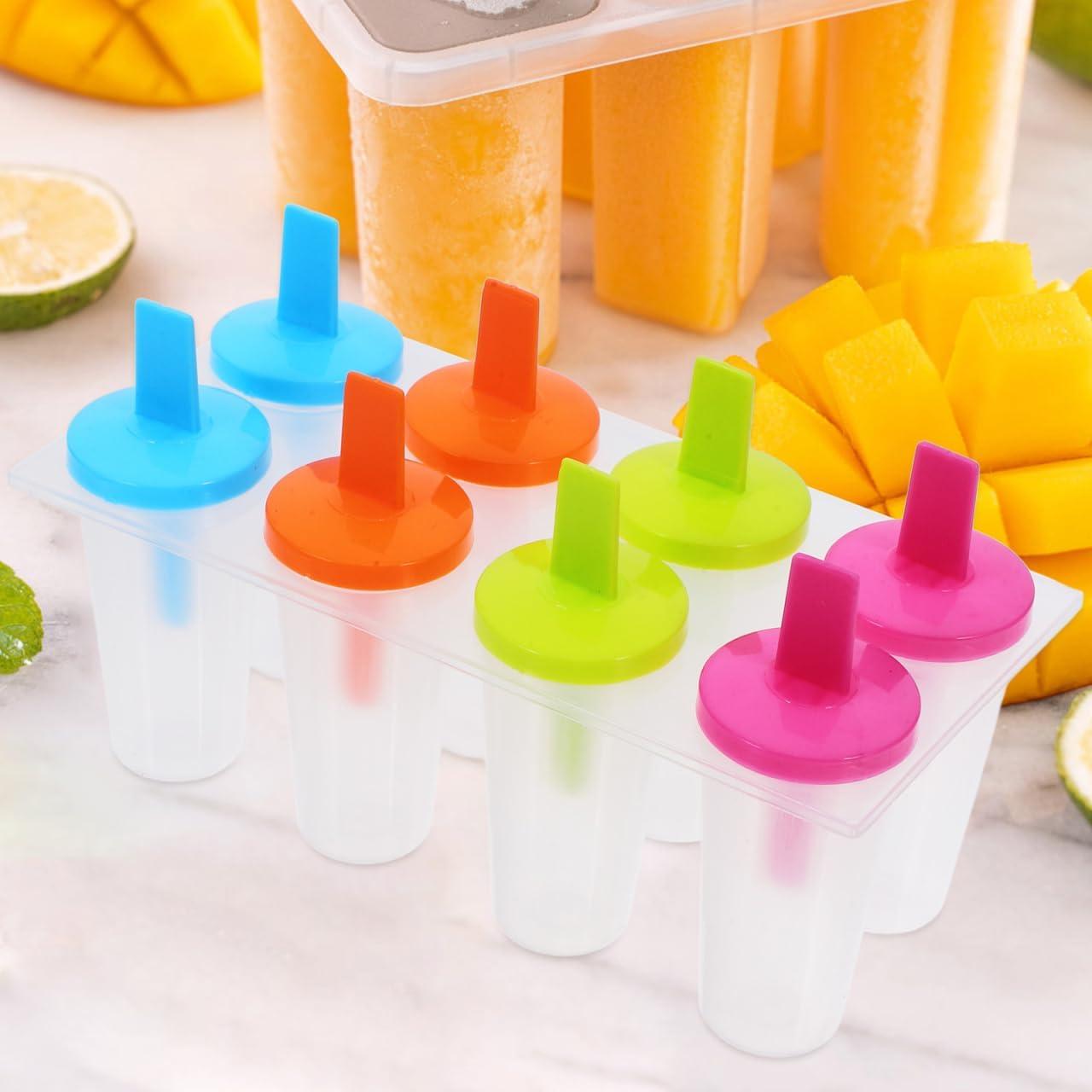 Set de 24 Moldes para Hacer Paletas de Hielo MAGICLULU 7.5x12 cm