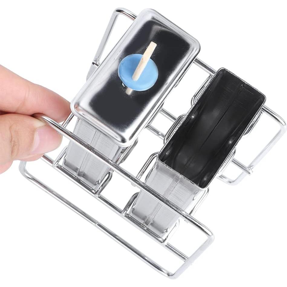 Moldes de Paletas de Acero Inoxidable MOUMOUTEN - Set 2 Piezas