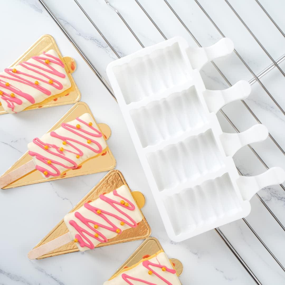 Molde para Paletas de Silicona Restaurantware 4 Cavidades