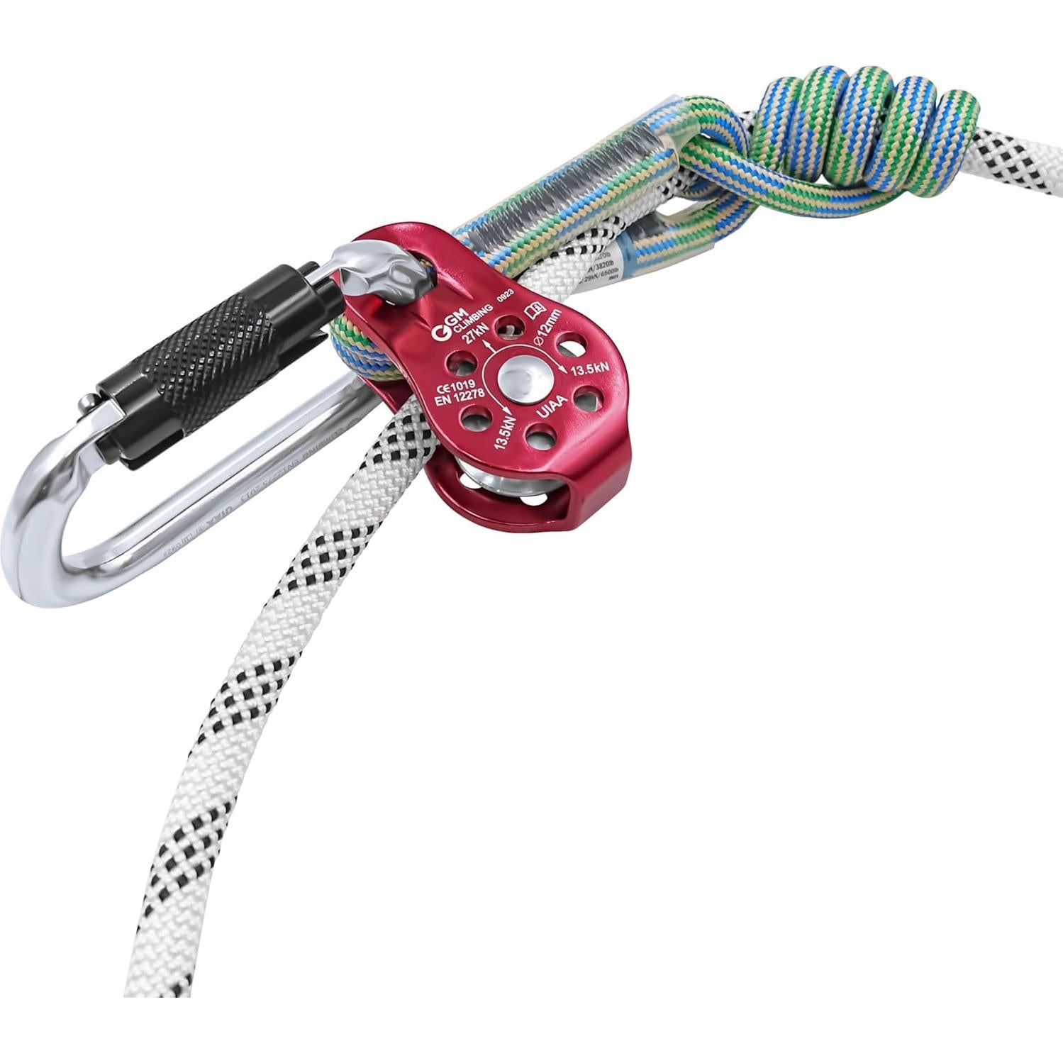 Polea Micro Fija GM CLIMBING 27kN Aluminio Paquete de 2