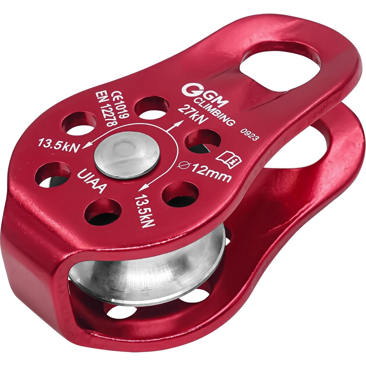 Polea Micro Fija GM CLIMBING 27kN Aluminio Paquete de 2