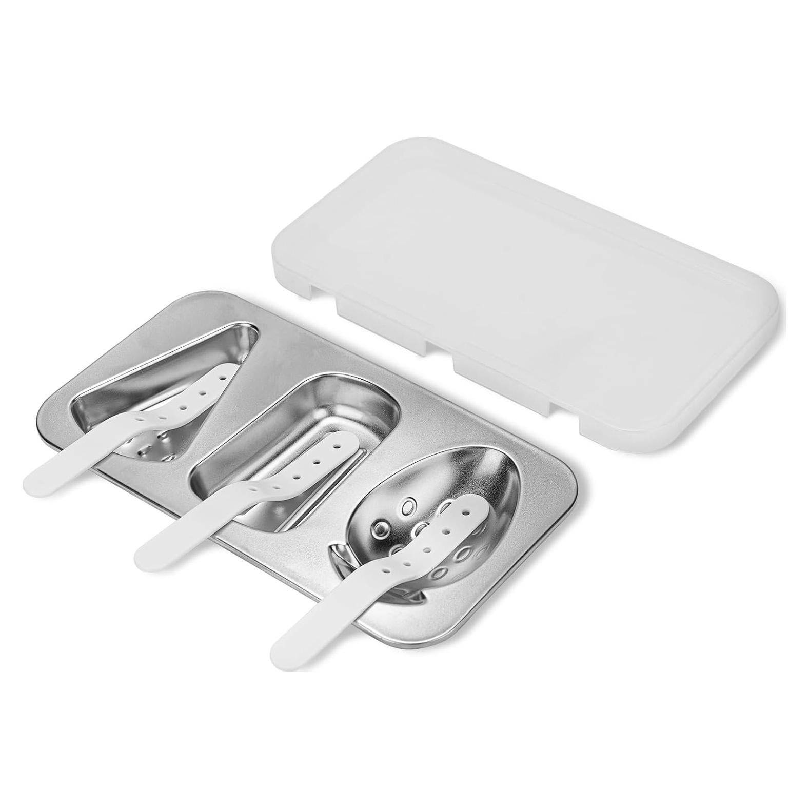 Molde de Paletas de Acero Inoxidable Adorila 150 ml Reutilizable