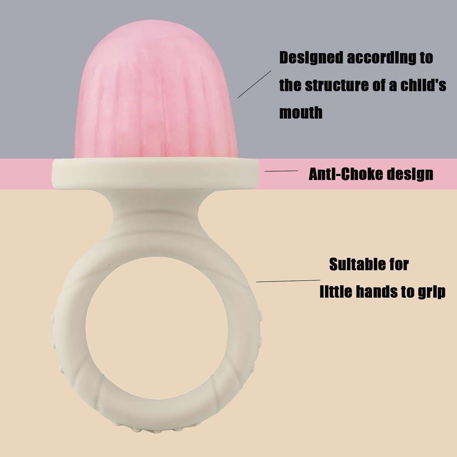 Moldes de Silicona para Paletas PandaEar - 2 Piezas, 8 Cavidades