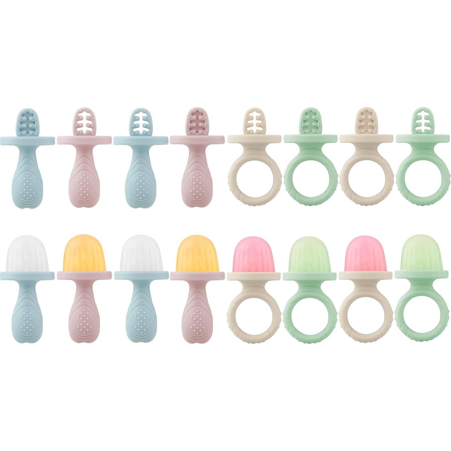 Moldes de Silicona para Paletas PandaEar - 2 Piezas, 8 Cavidades