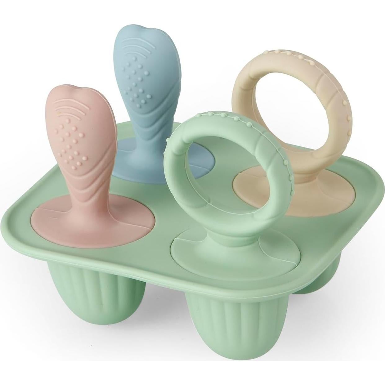 Moldes de Silicona para Paletas PandaEar - 2 Piezas, 8 Cavidades