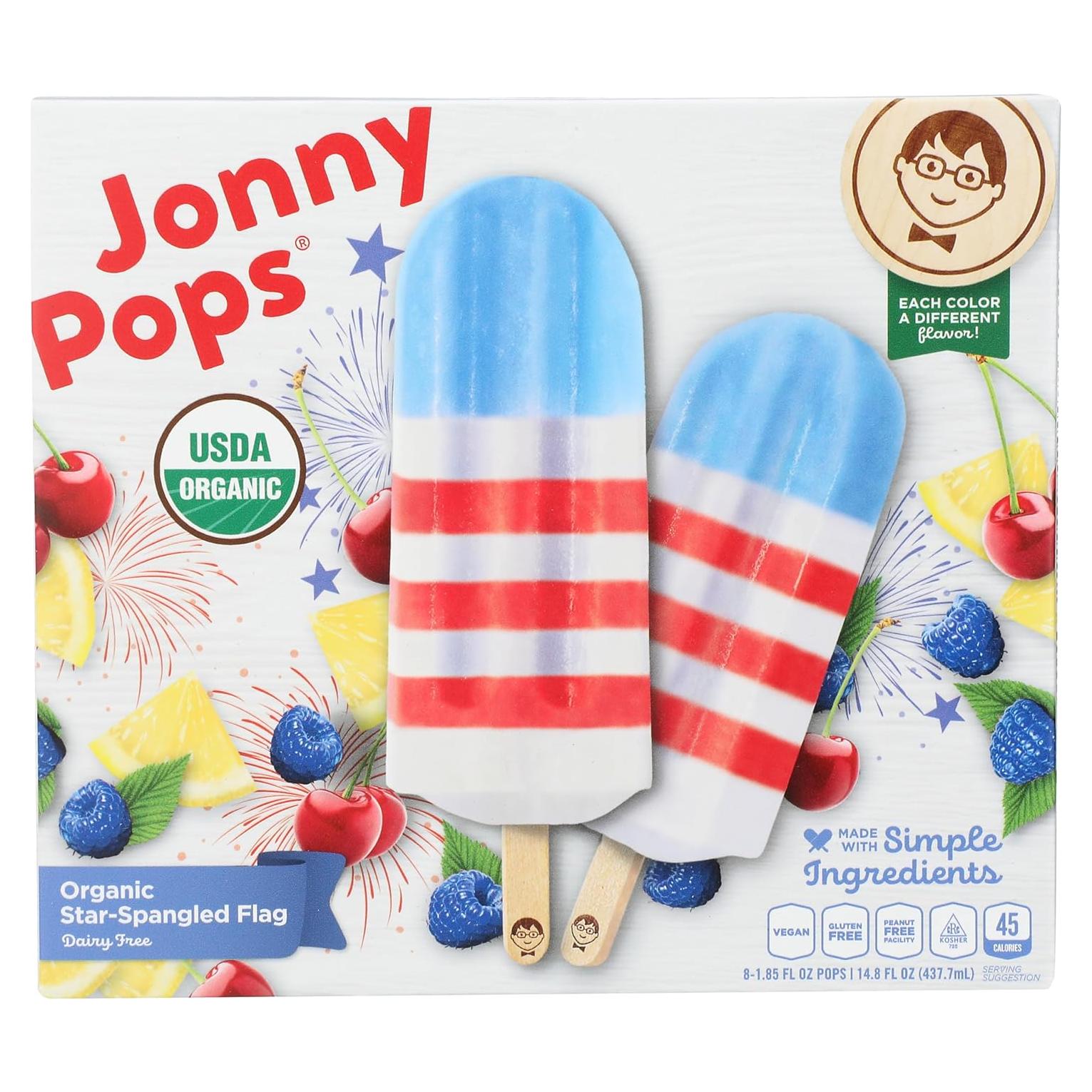 Paleta Helada JonnyPops Sabor Naranja 28.35g