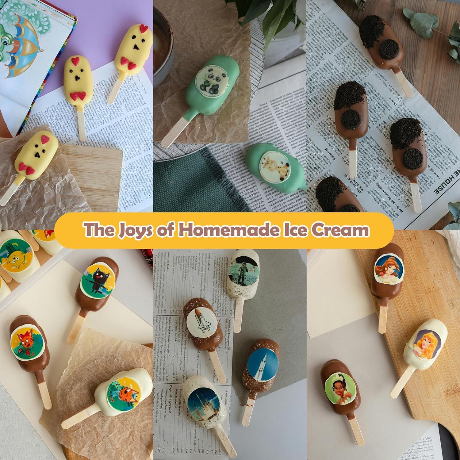 Juego de Moldes para Paletas de Silicona AICMEI 3 Piezas 12 Cavidades