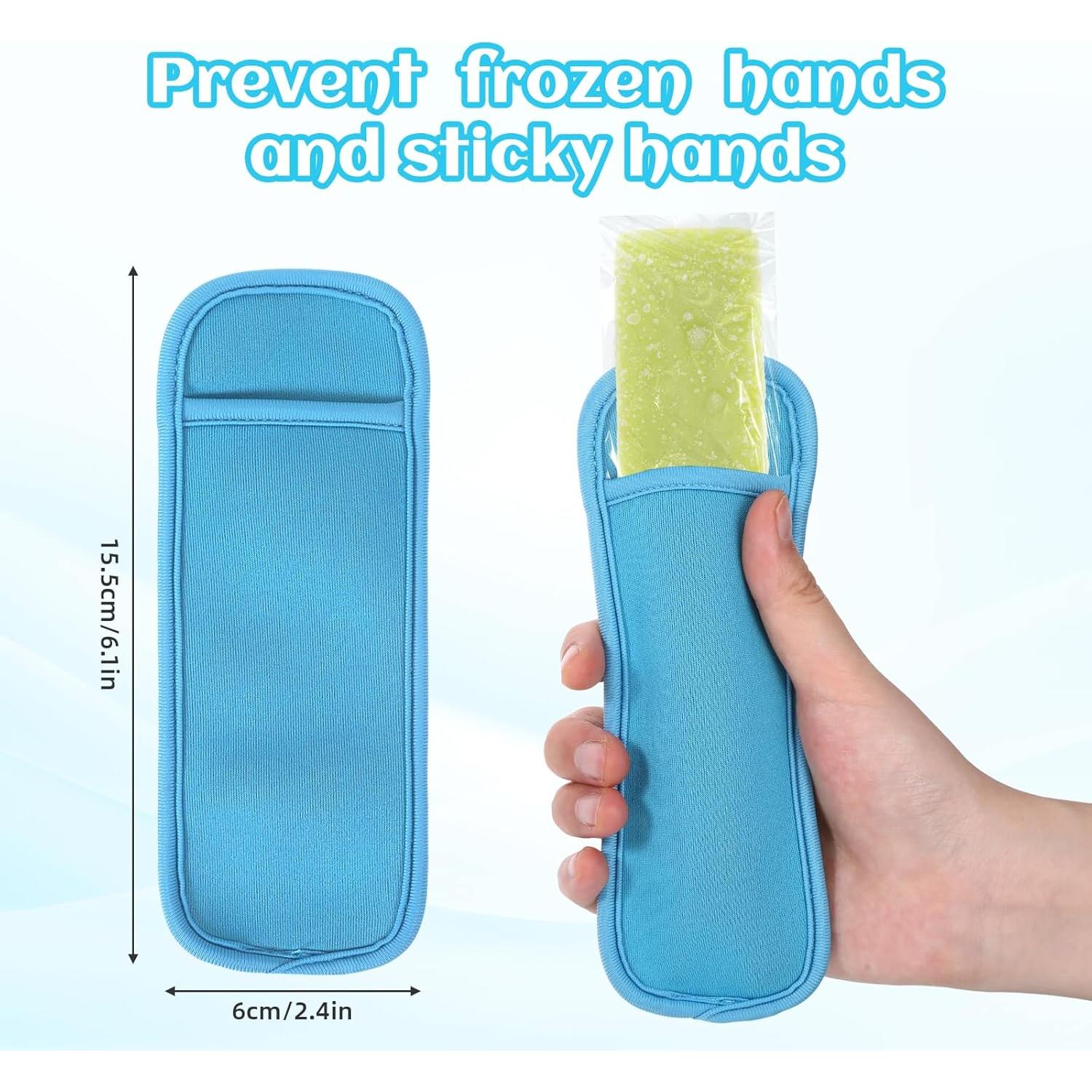 Juego de 12 Soportes y Fundas para Paletas Yylaiire, Silicona