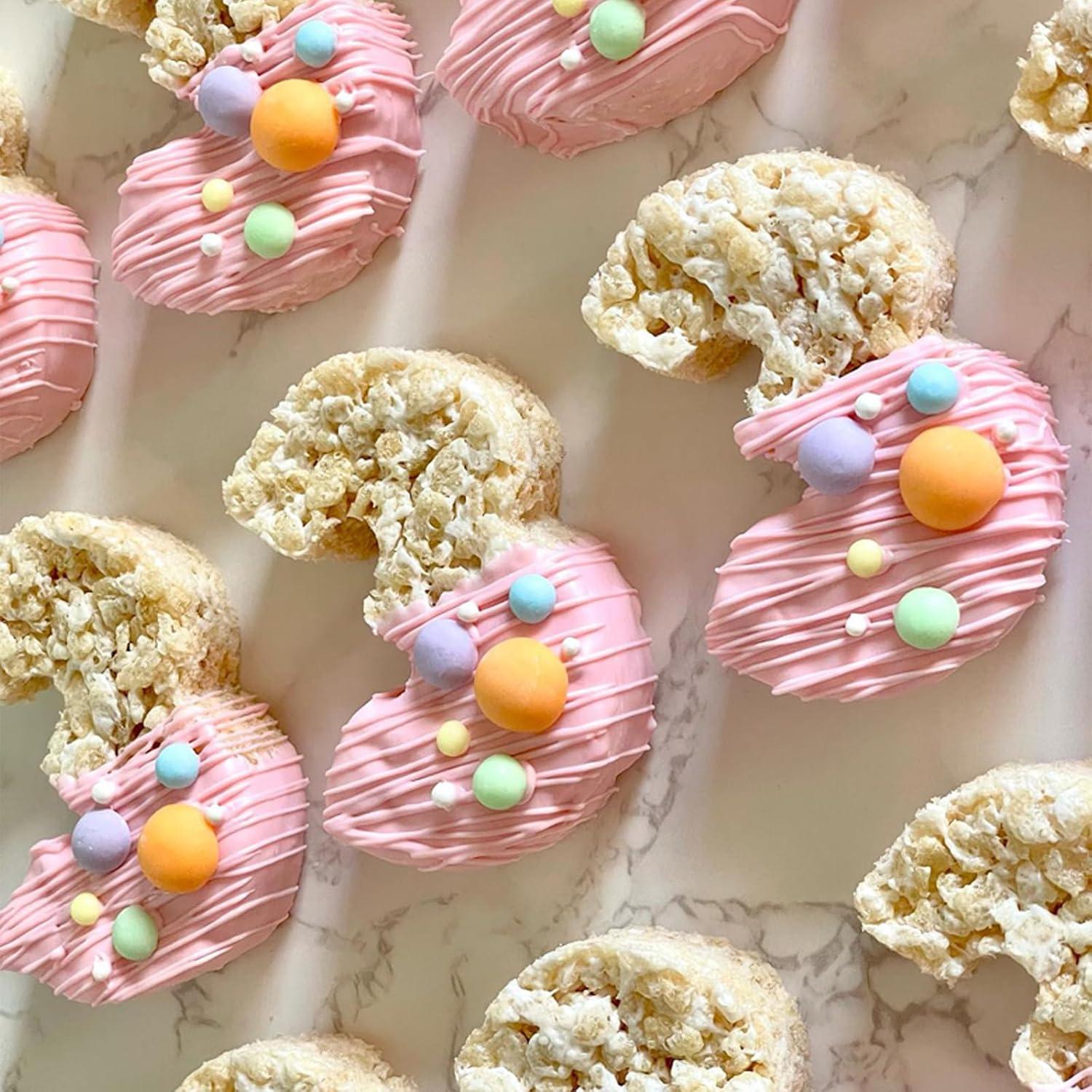 Molde de Fondant de Perlas 3D YWZBOMOLDRM - 2 Piezas de Silicona