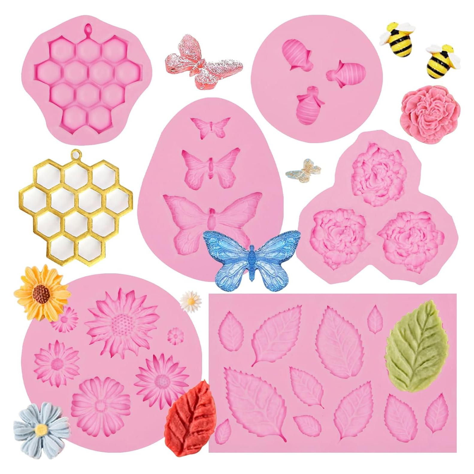 Molde de Silicona para Pasteles y Chocolates 6 Pcs ywzbomoldrm