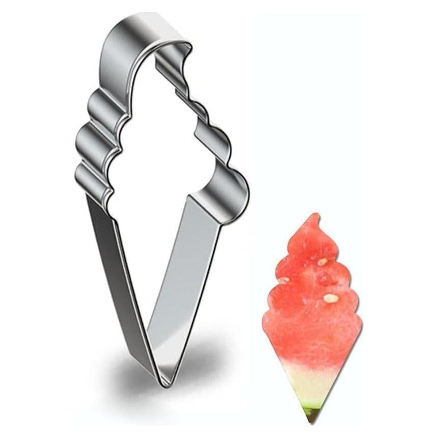 Cortador de Sandía y Galletas Rosojodg de Acero Inoxidable