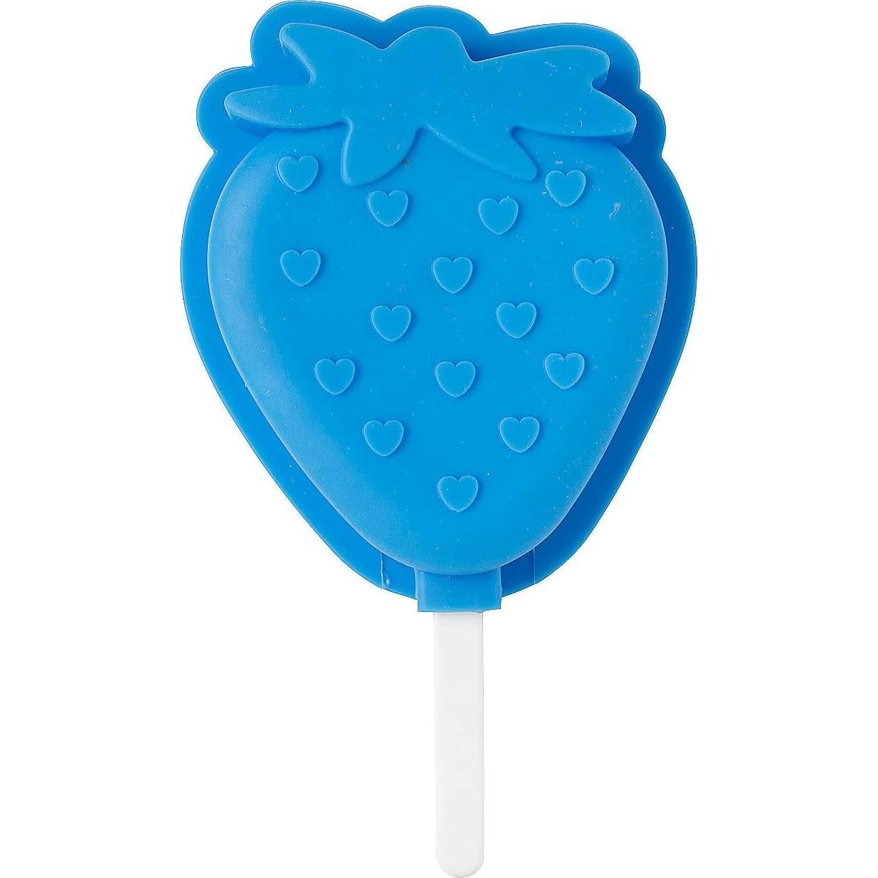 Moldes de Paletas de Fresa Fun Express - 6 Piezas de Silicona