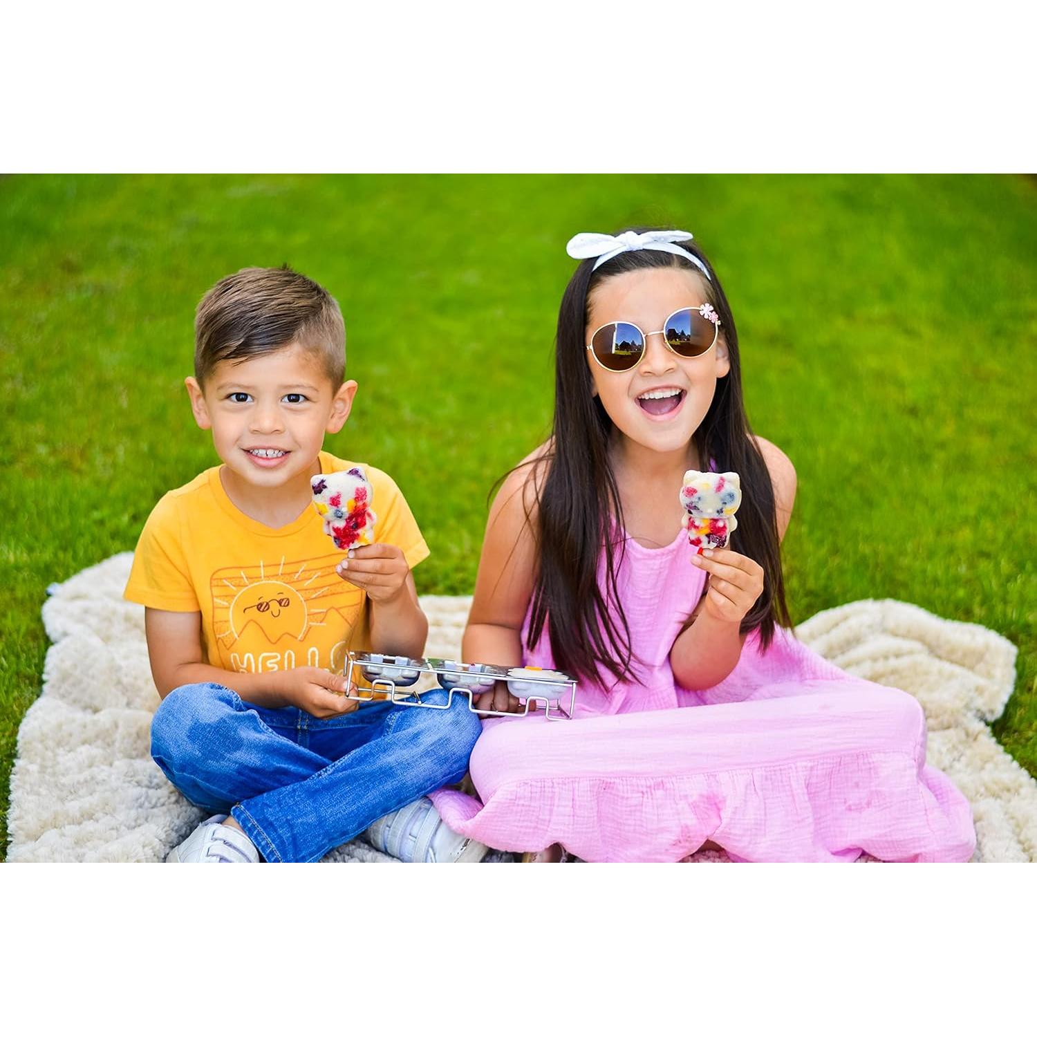 Moldes de Paletas Ecozoi de Acero Inoxidable - Forma de Gato