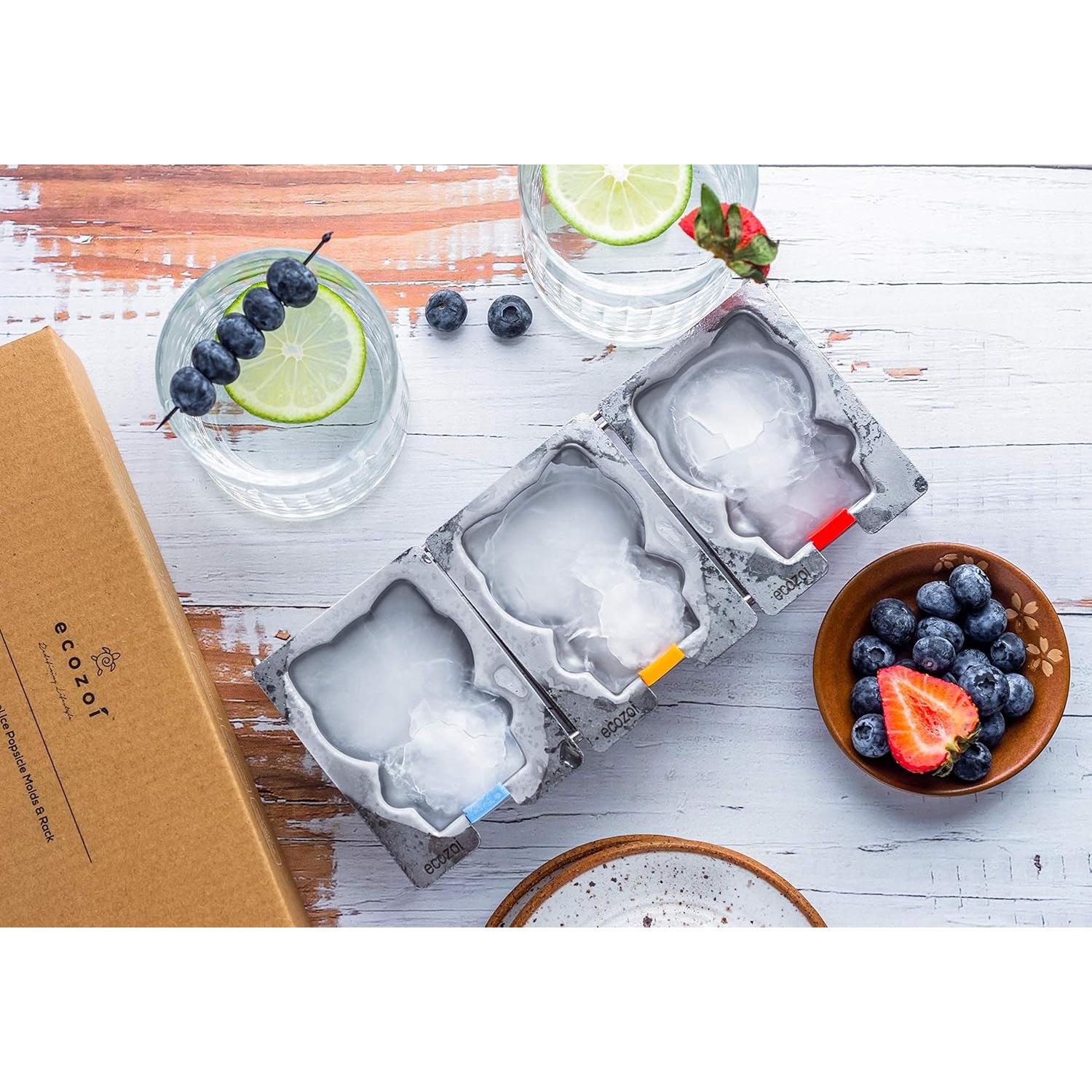 Moldes de Paletas Ecozoi de Acero Inoxidable - Forma de Gato