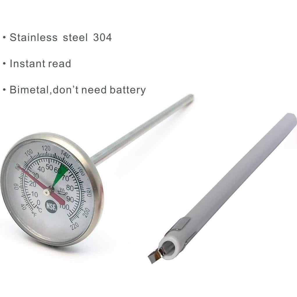 Termómetro de Comida Dial SH JS SJ0101 5" Acero Inoxidable