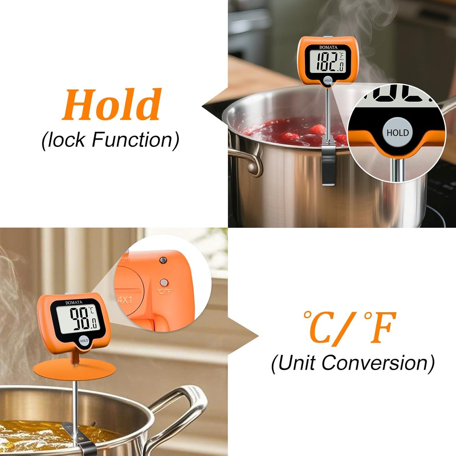 Termómetro Digital de Caramelo BOMATA con Clip y Sonda 20.3cm