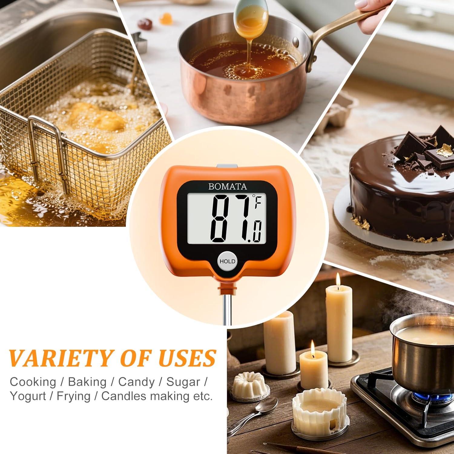 Termómetro Digital de Caramelo BOMATA con Clip y Sonda 20.3cm