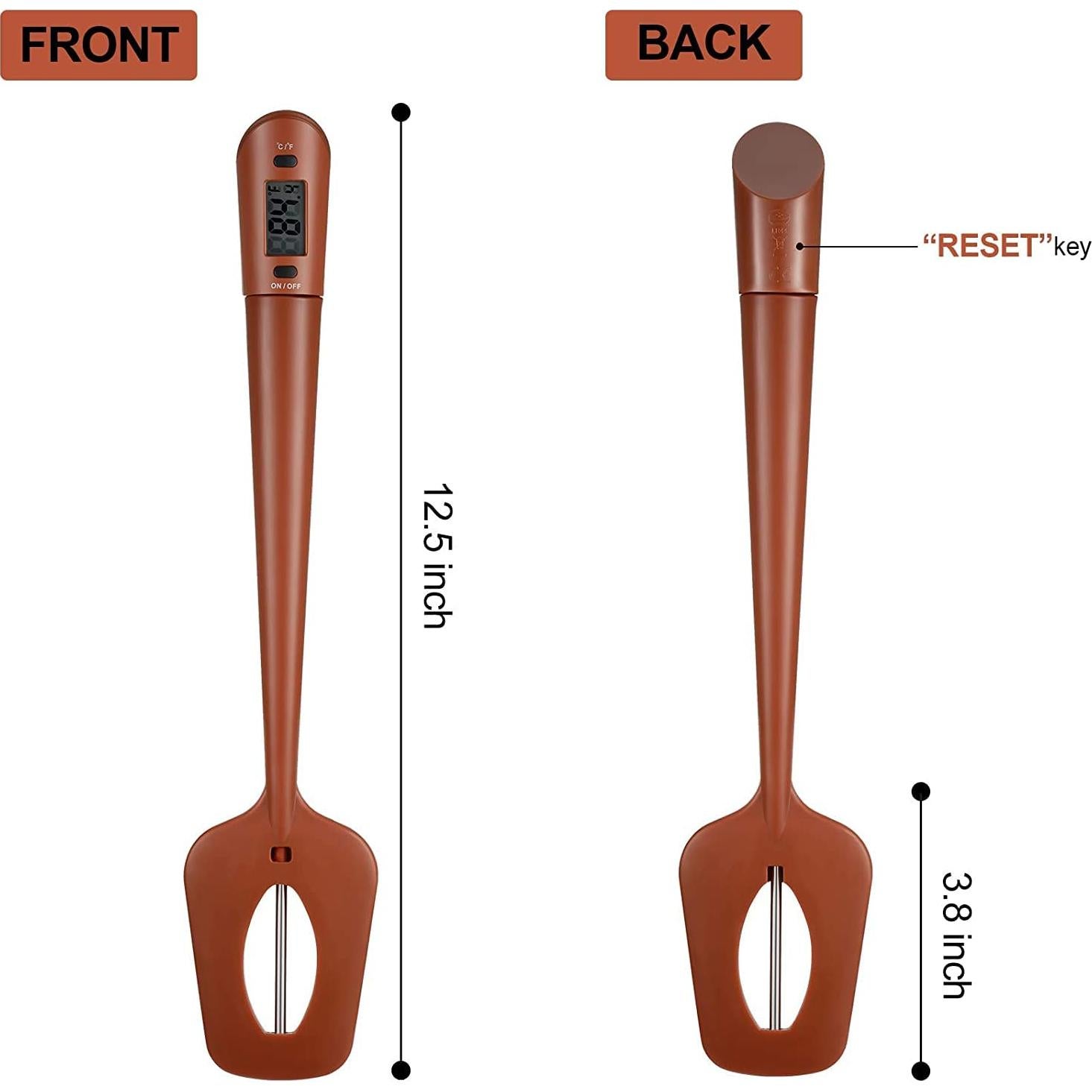 Termómetro Digital LCD Espátula HUOZHI 0-250°C para Carne y Caramelos