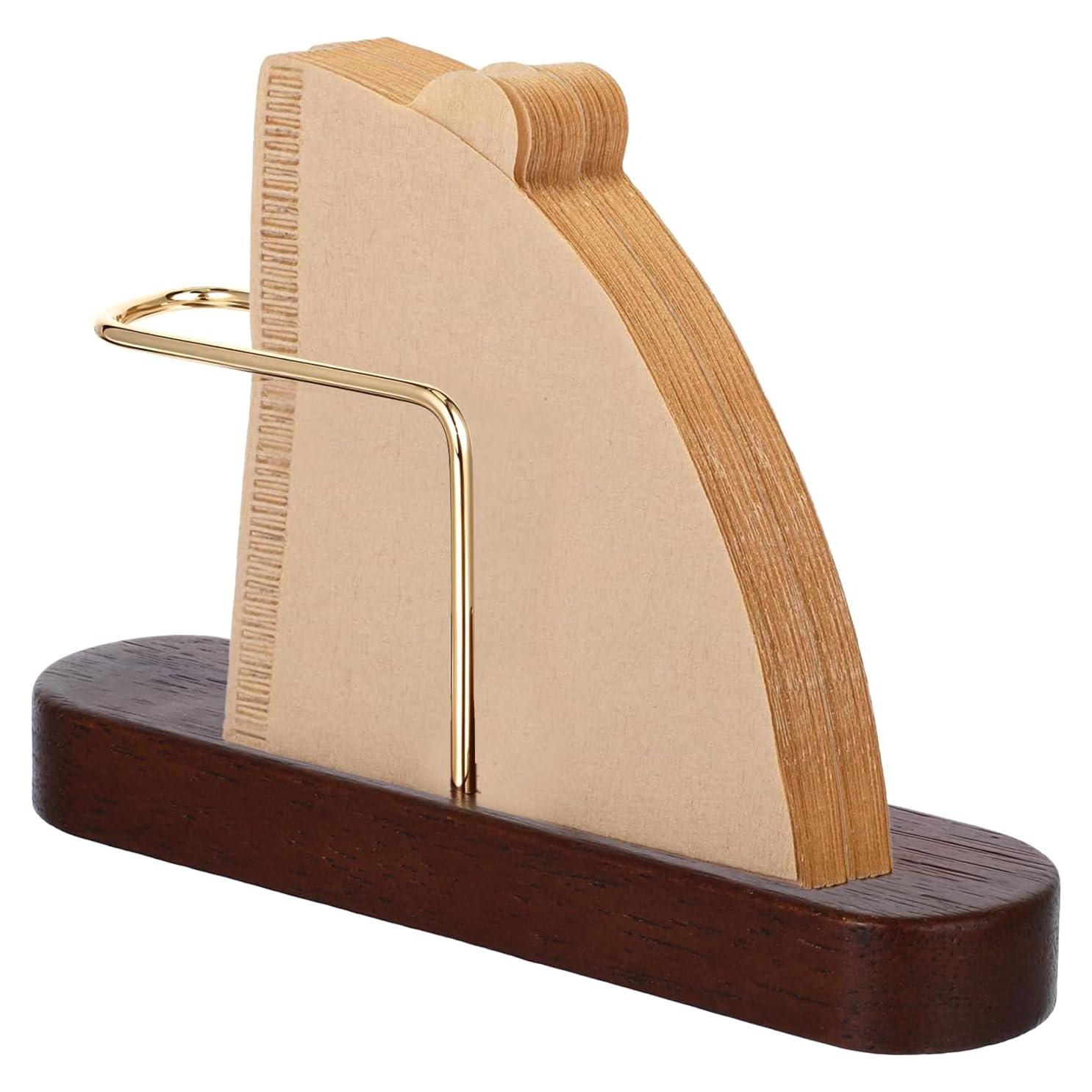 Soporte para Filtros de Café KFHENSOMR Cono Madera 14x7 cm