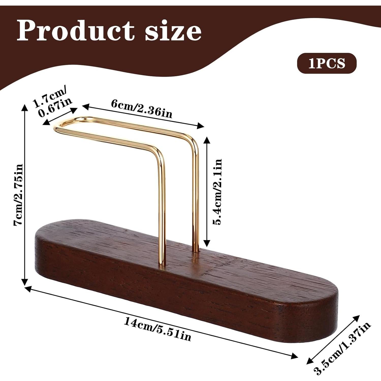 Soporte para Filtros de Café KFHENSOMR Cono Madera 14x7 cm