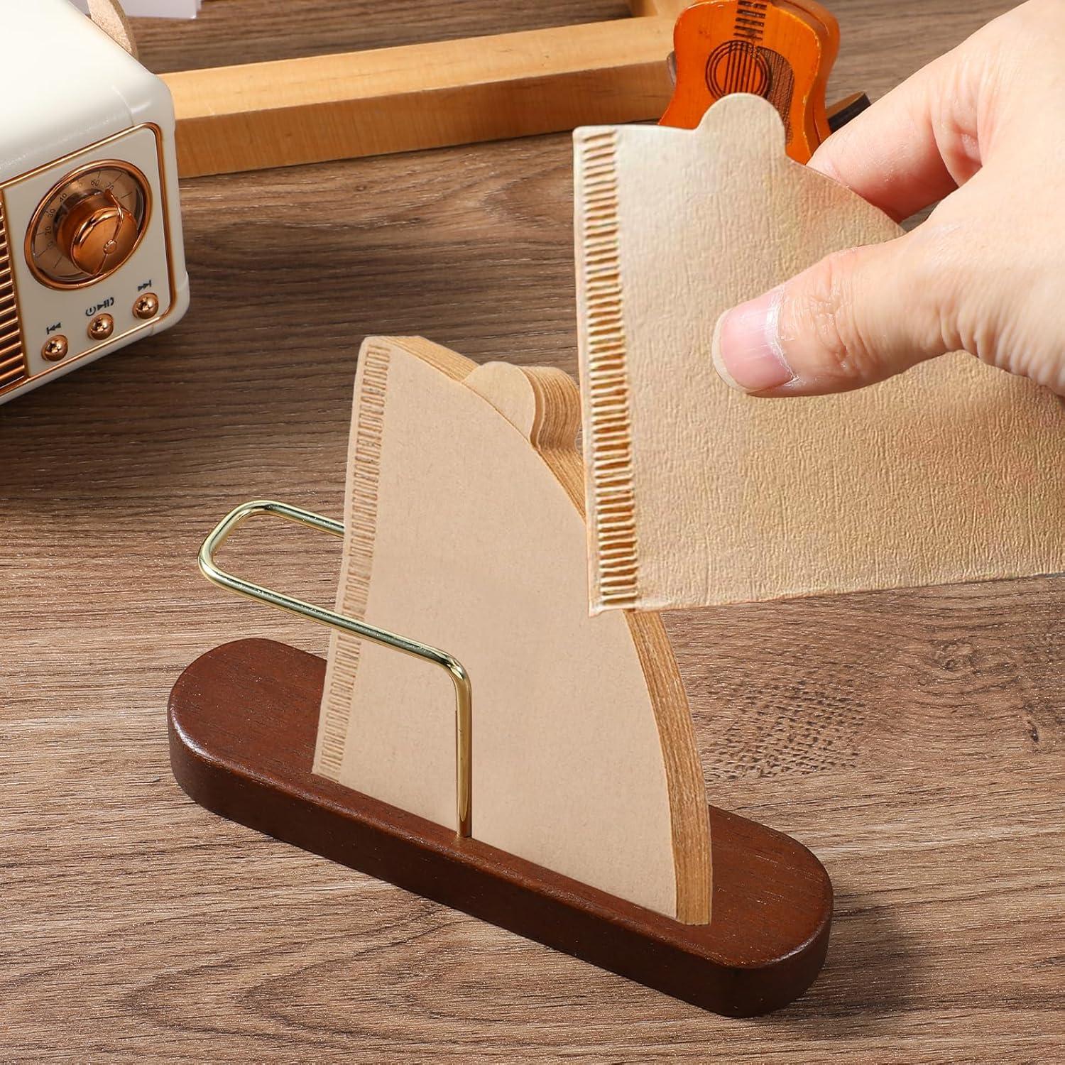 Soporte para Filtros de Café KFHENSOMR Cono Madera 14x7 cm