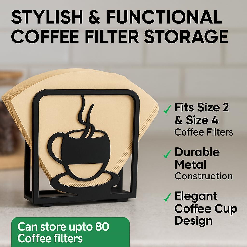 Juego de 2 Soportes Decorativos para Servilletas LFT Negro