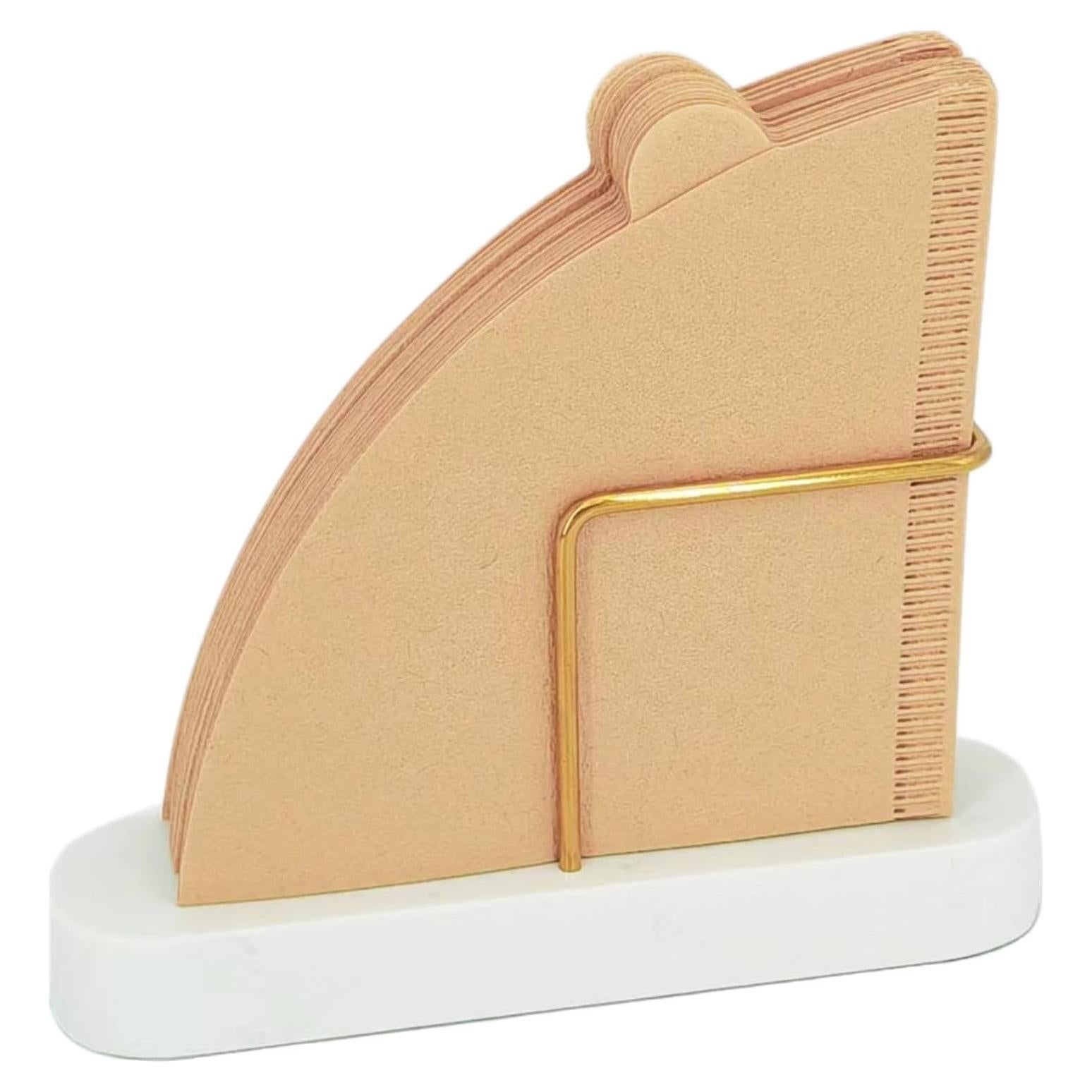 Soporte de Filtros de Café UISWAM Base de Mármol Blanco