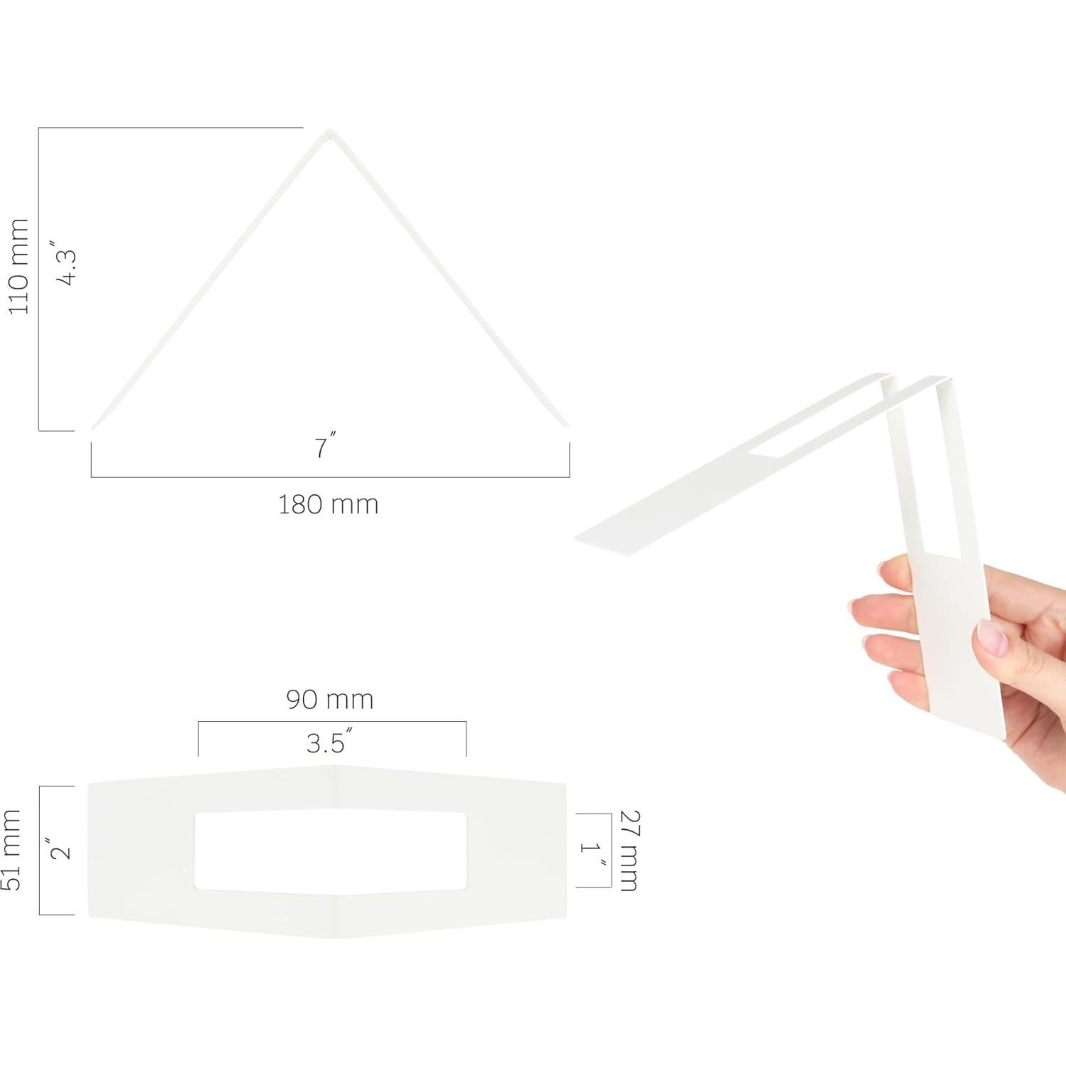 Soporte de Filtro de Café Metal Blanco TOROS - Cono #4