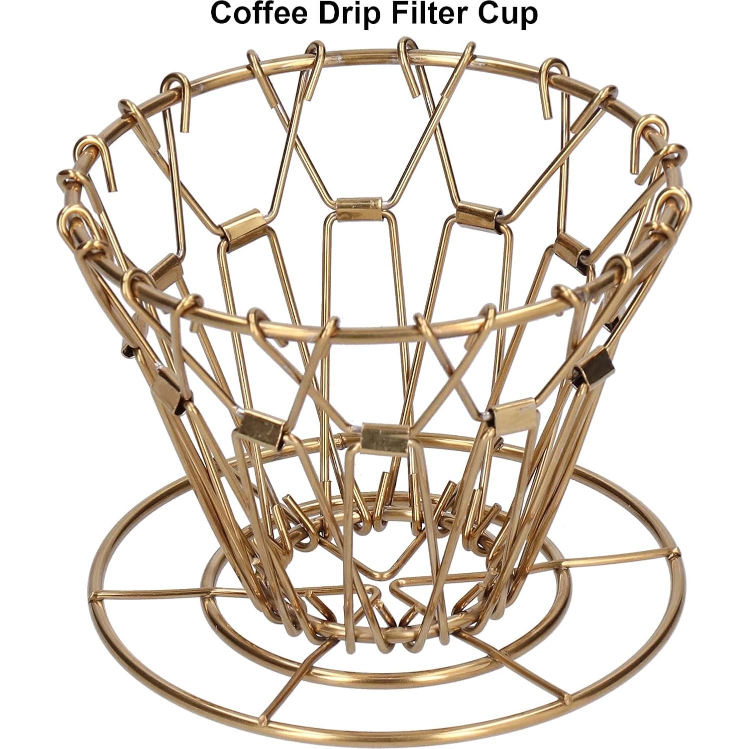 Soporte de Filtro de Café Plegable Tomotato Acero Inoxidable 10.5x8cm