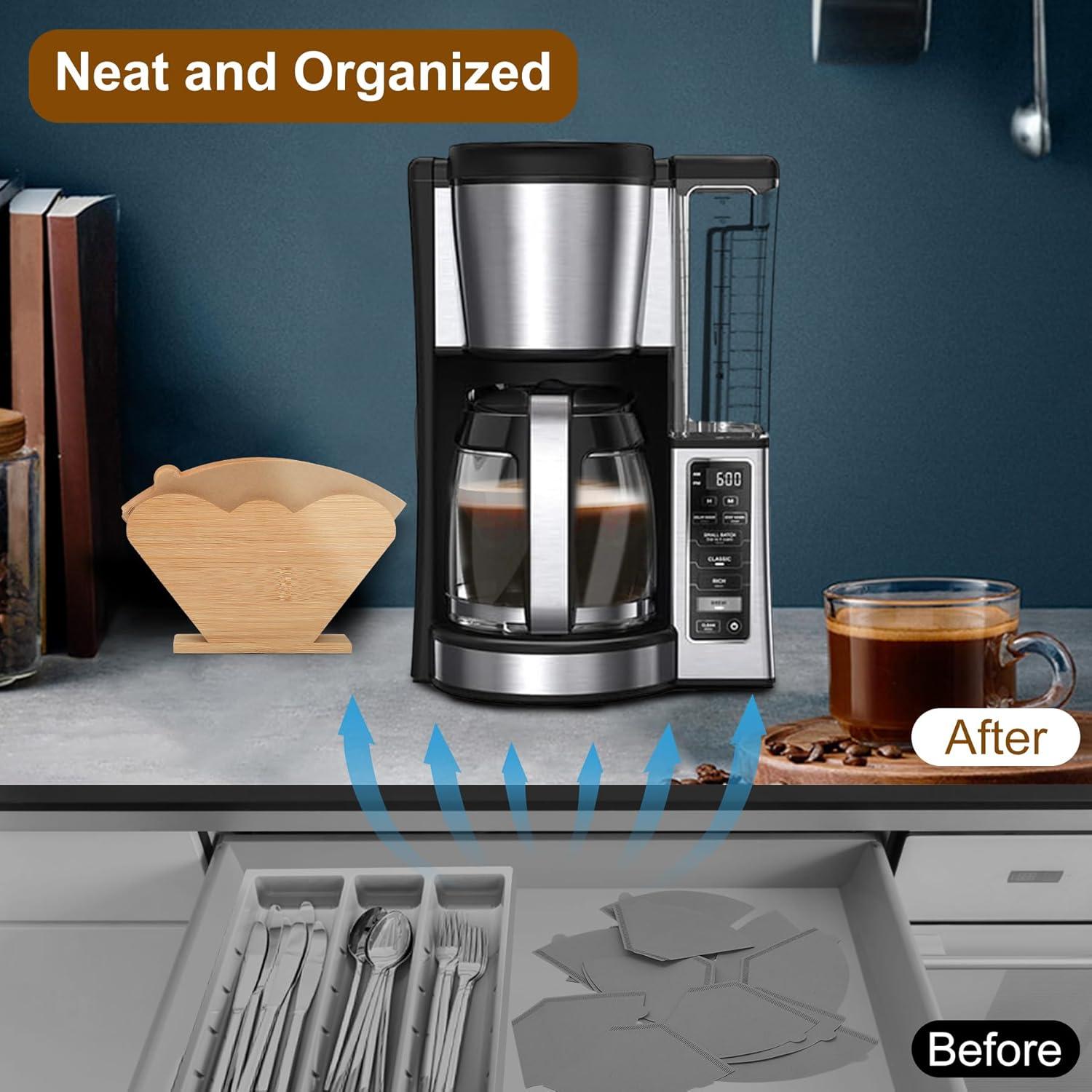 Juego de Filtros de Café Vlxsolora Cono #4 110 Unidades