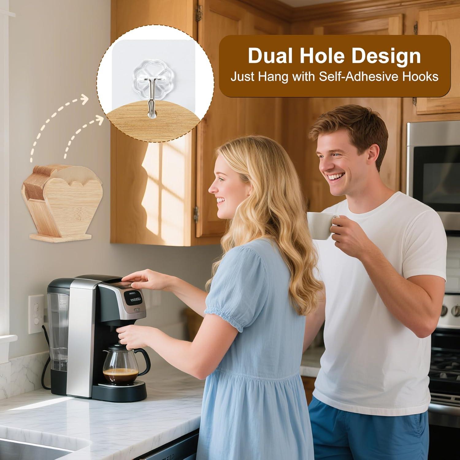 Juego de Filtros de Café Vlxsolora Cono #4 110 Unidades