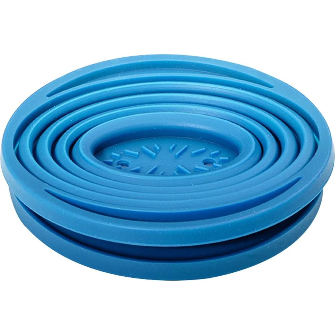 Filtro de café plegable Cheerock de silicona reutilizable azul