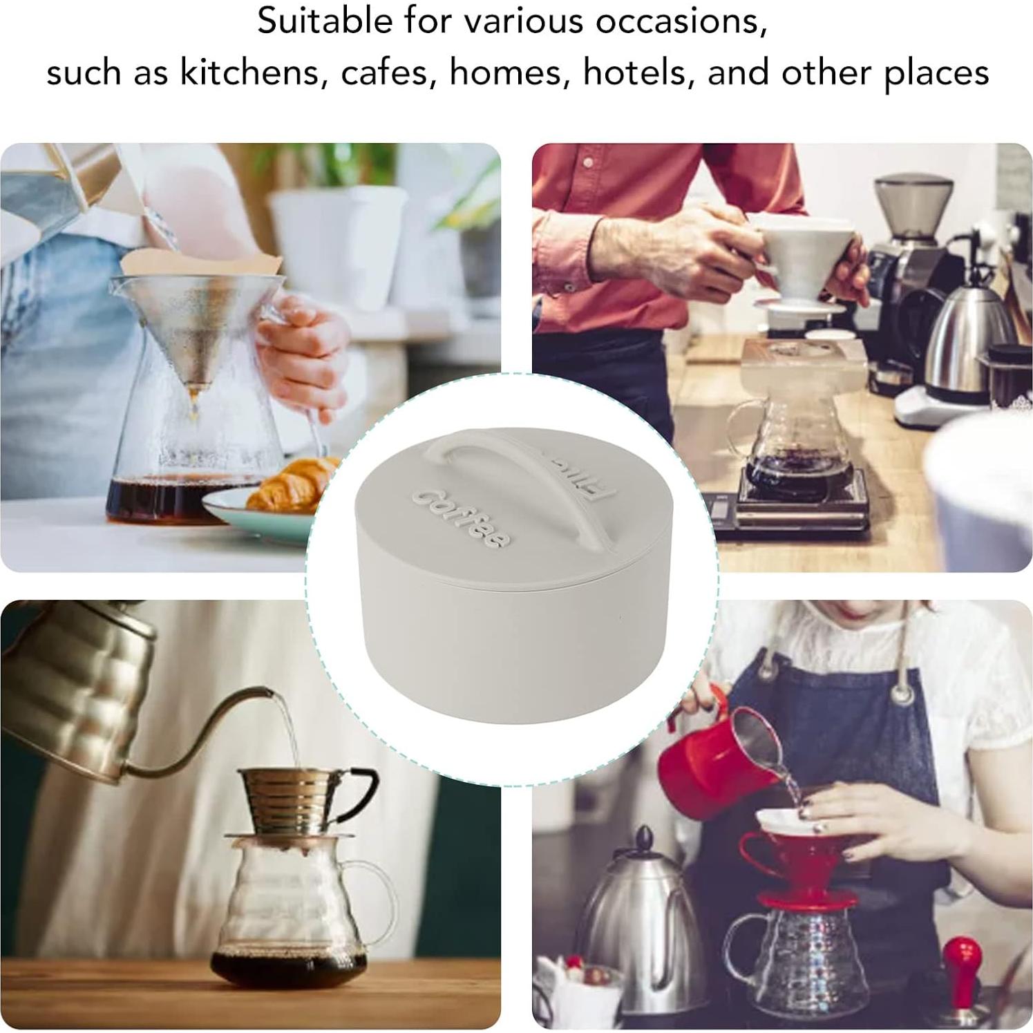 Soporte de Filtros de Café ZJchao Gris 15.5cm Silicona