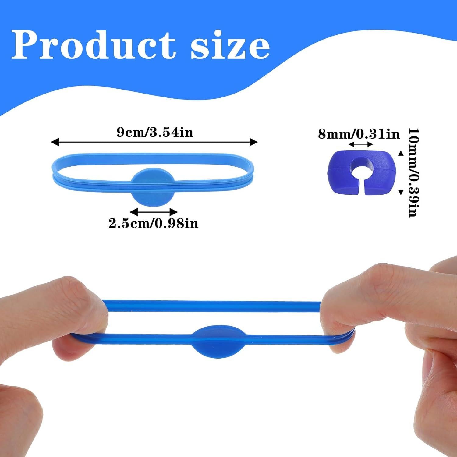 24 Marcadores de Bebidas Classicseali de Silicona Multicolor