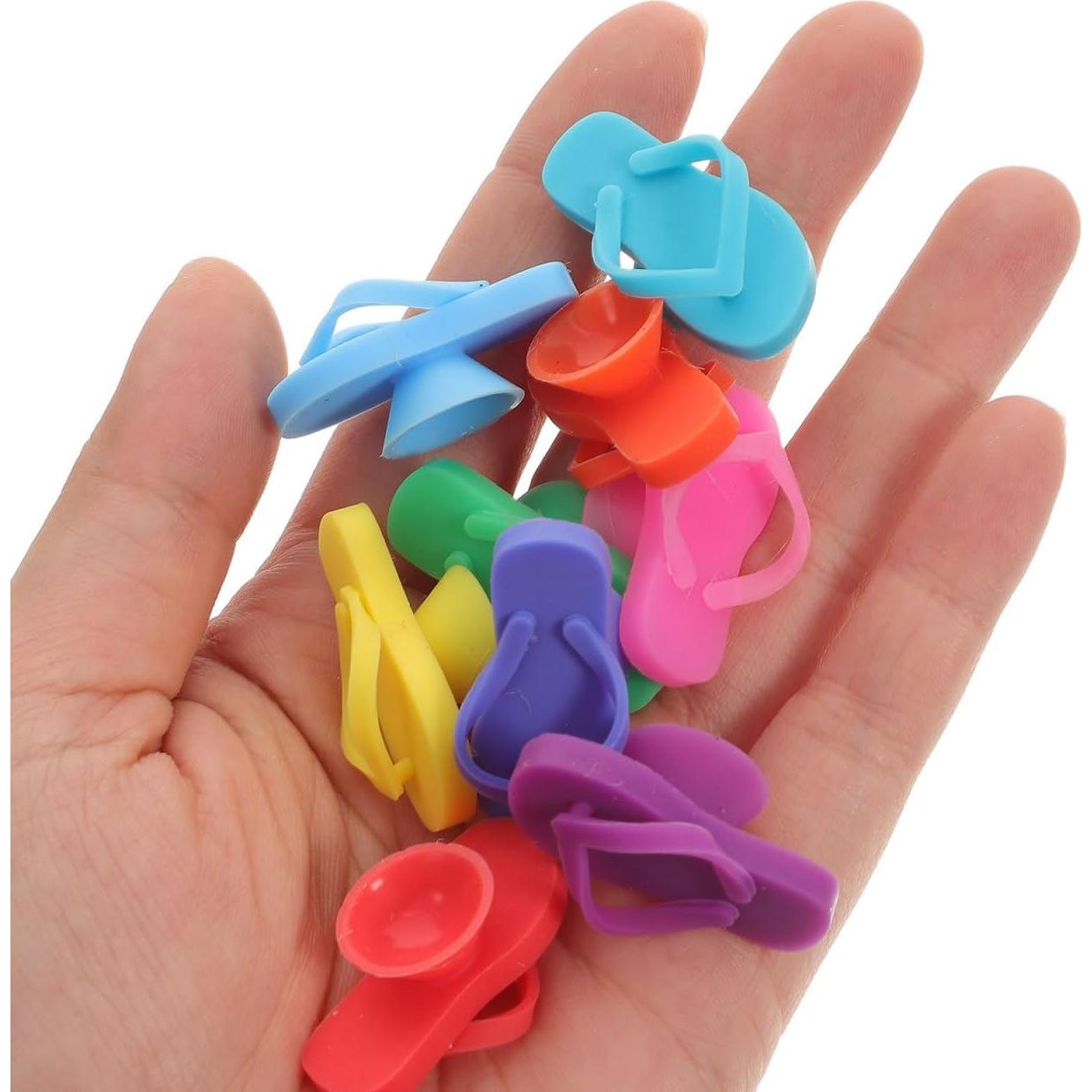 Marcadores de Copas de Vino NUOBESTY Silicona 9 Pcs Zapatilla