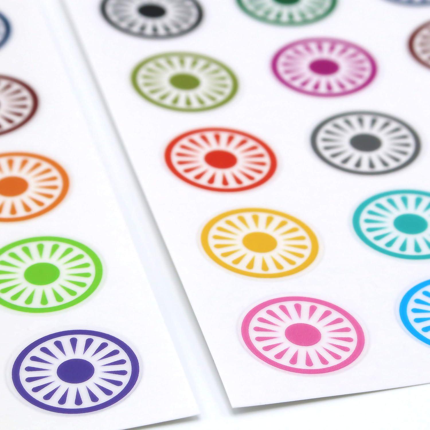 Marcadores de Bebida BevBands Static Cling - 30 Adhesivos Reutilizables