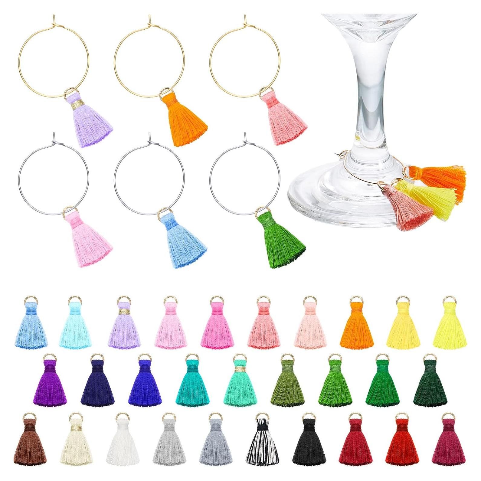 Kit de 88 Piezas de Charms para Copas de Vino Yingzhao