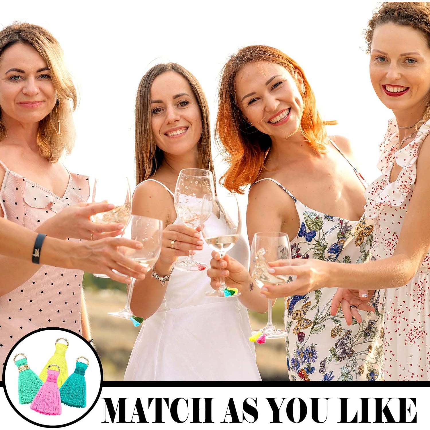 Kit de 88 Piezas de Charms para Copas de Vino Yingzhao