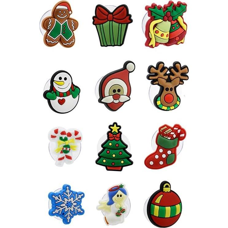 Adornos para Vino de Navidad Furimuk - 12 Pcs Reutilizables