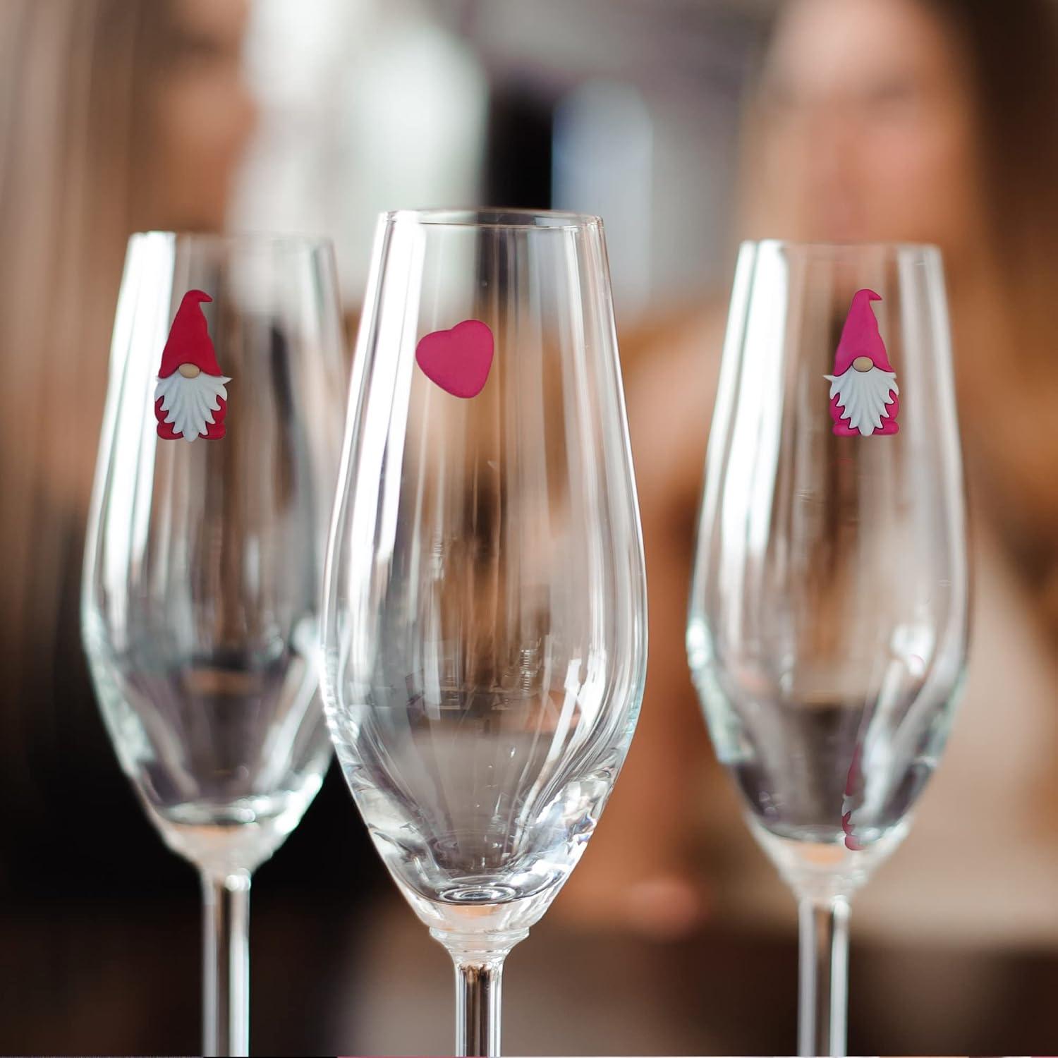 Set de 6 Marcadores Magnéticos de Vino Simply Charmed