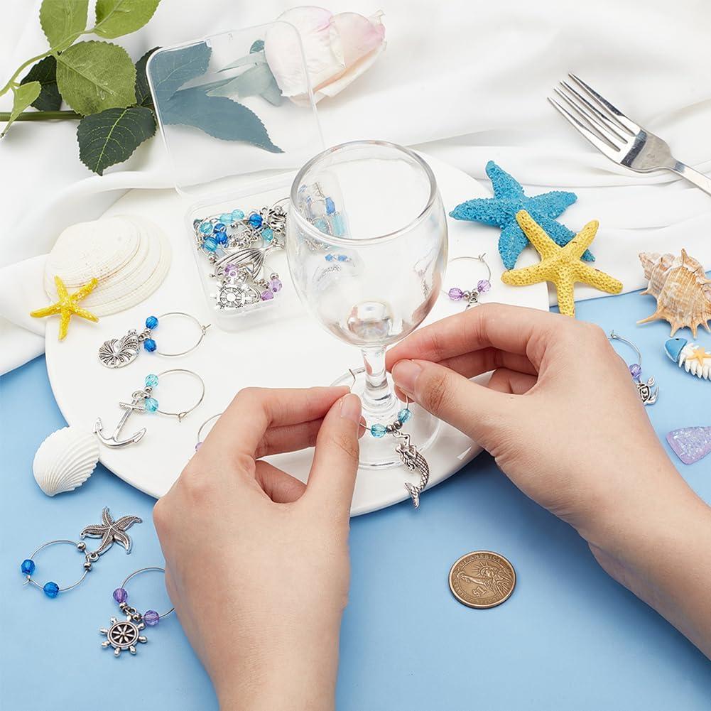 Marcadores de Vino Temática Marina BENECREAT - 20 Sets