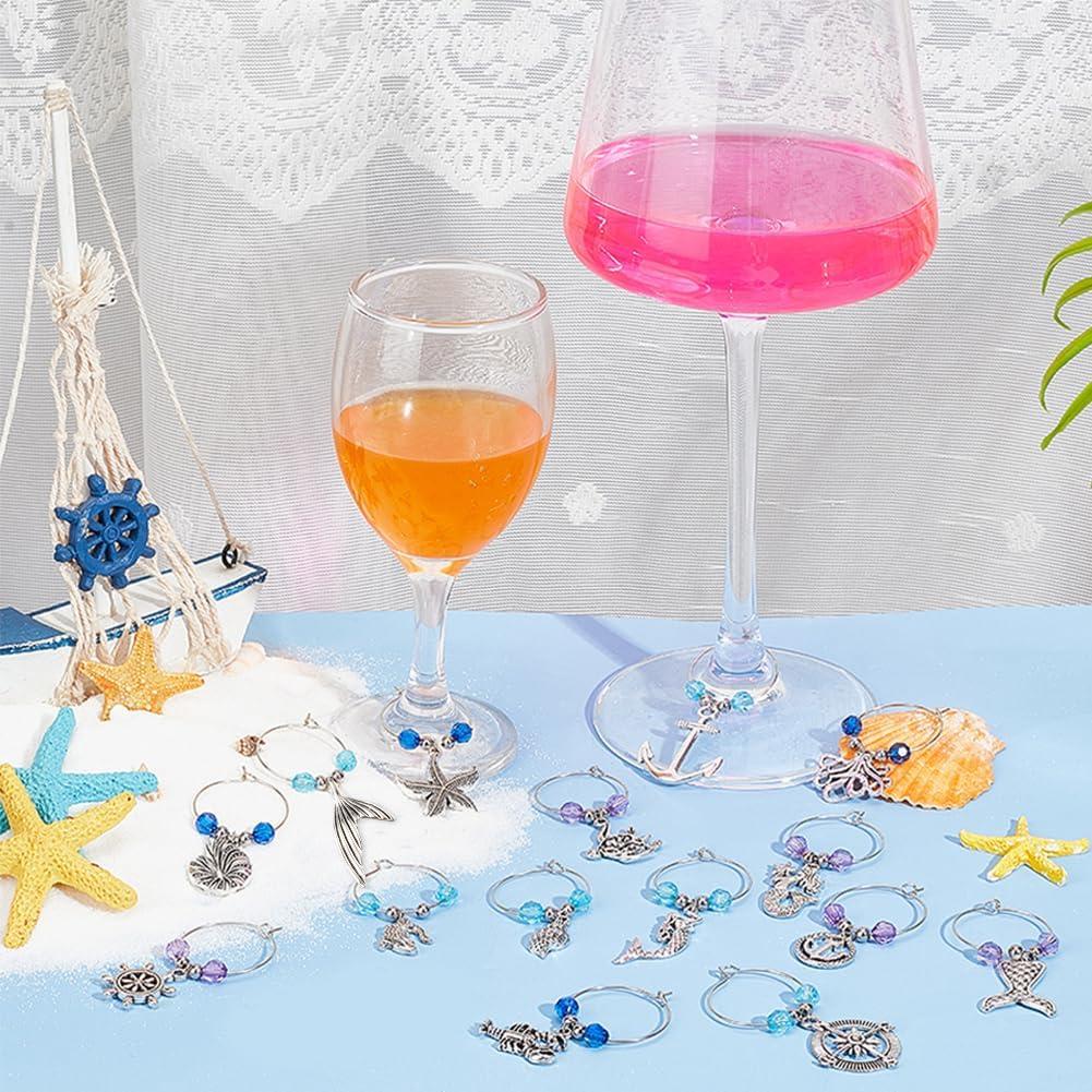 Marcadores de Vino Temática Marina BENECREAT - 20 Sets