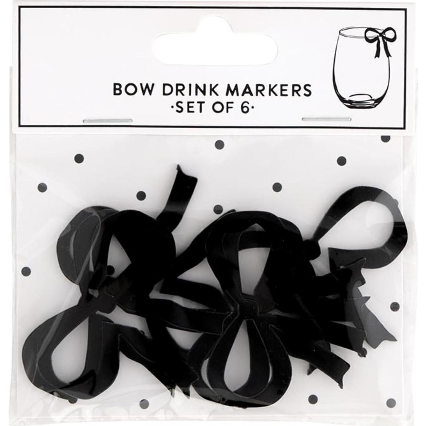 Set de 4 Marcadores de Vino Navidad Santa Barbara 5.08x3.81cm