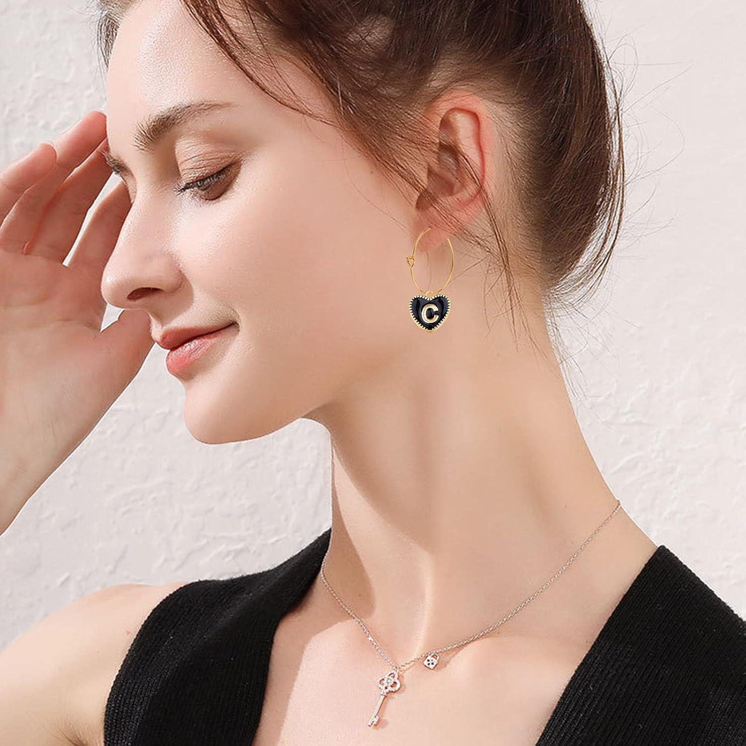 30 Anillos Marcadores para Copas de Vino + 26 Encantos Letras