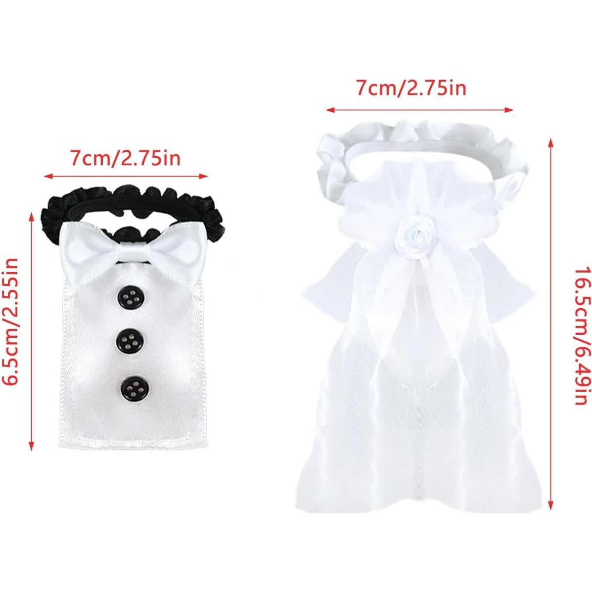 Decoración de Copas de Champán para Bodas ArrErr - 2 Piezas