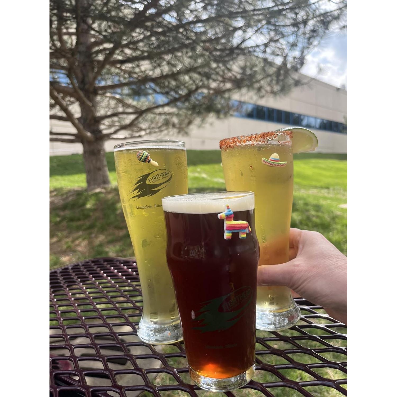 Marcadores Magnéticos para Copas de Vino Encantado Simple - 6 Charms Fiesta