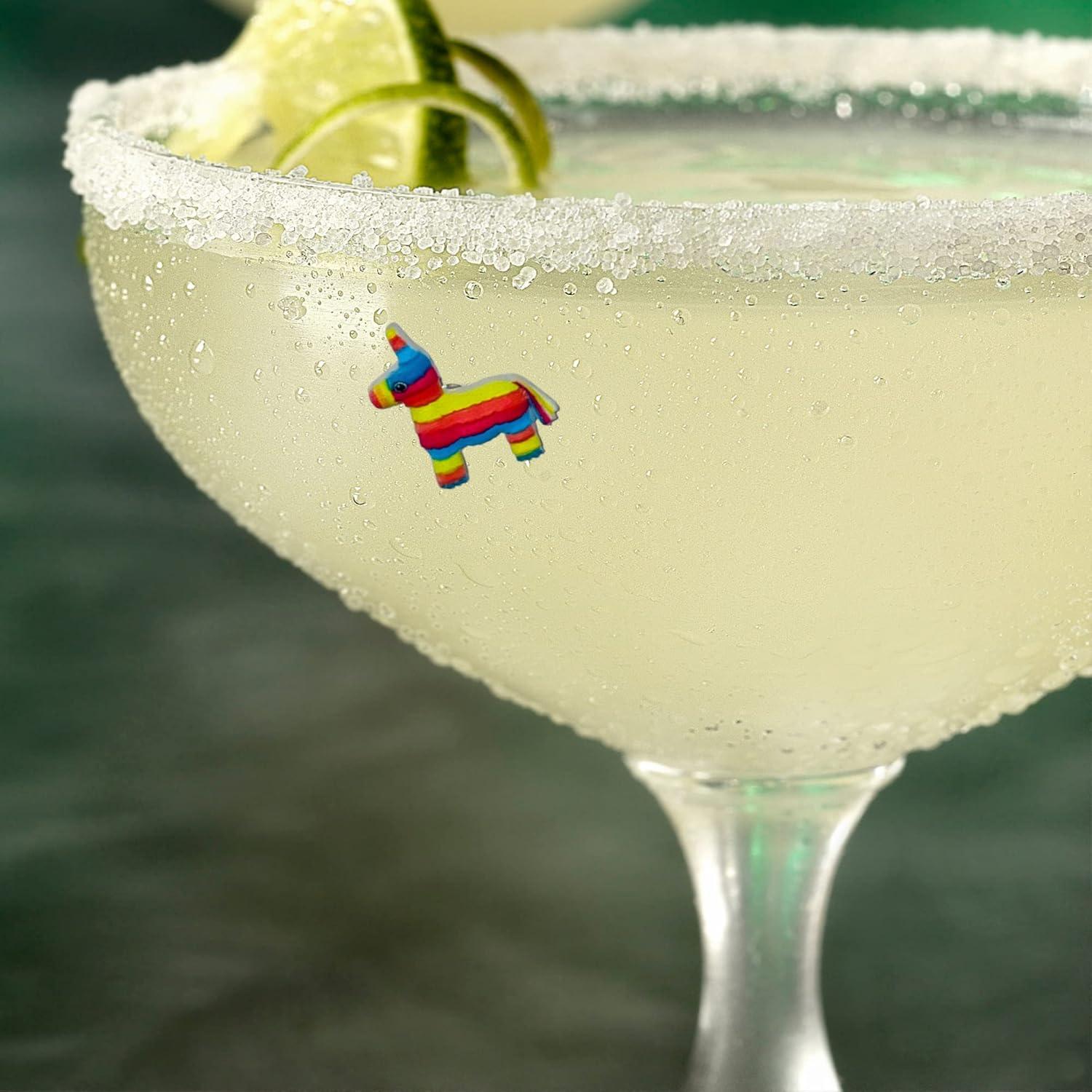 Marcadores Magnéticos para Copas de Vino Encantado Simple - 6 Charms Fiesta