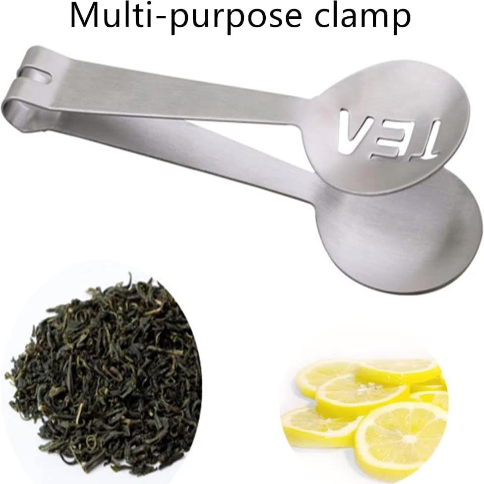 Exprimidor de Bolsitas de Té AISIBO 2PCS Acero Inoxidable Plateado