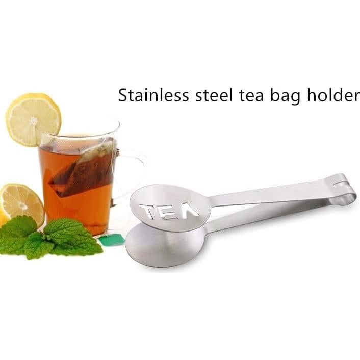Exprimidor de Bolsitas de Té AISIBO 2PCS Acero Inoxidable Plateado